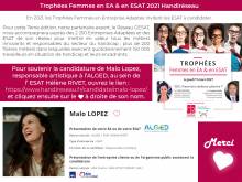 Trophées Femmes ESAT EA Handiréseau ALGED